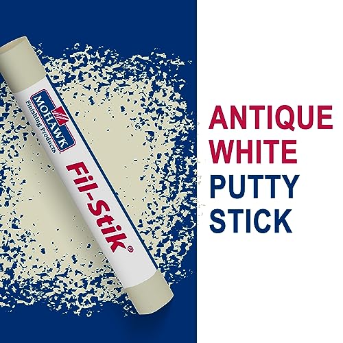 Mohawk Fil-Stik Wax Putty Stick for Wood Repair, Antique White M230-0412, 1 Count