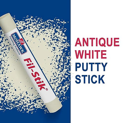 Mohawk Fil-Stik Wax Putty Stick for Wood Repair, Antique White M230-0412, 1 Count