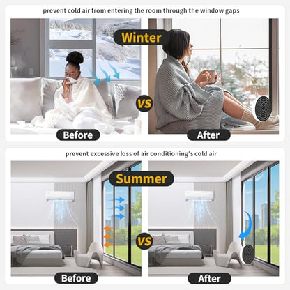 Weather Stripping Door Seal Strip,Window Weather Stripping,Strong Adhesive, Weatherproof, Reduce Noise, Gap Filler, Foam Insulation Tape for Doors and Windows (Black,1 in x 3/8 in x 13Ft) - size: 1 In x 3/8 In x 13Ft