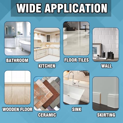 Construction Adhesive Heavy Duty, Cement Glue for Concrete, Floor, Wall, Stone, Wood and More, 7.4 Ounce Tile Squeeze Tube, Suitable for Rough Bonding Surface (220ml*1) - style: 220ml*1