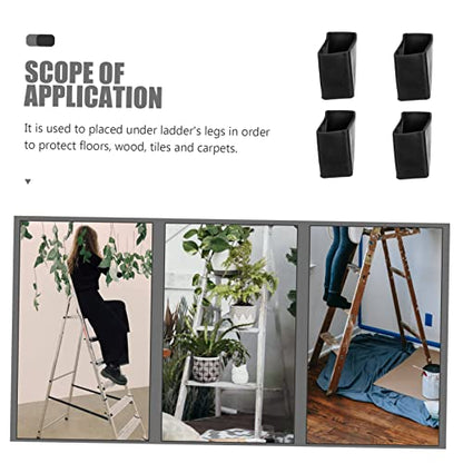 4pcs Ladder Protective Mat Kitchen Step Ladder Safety Easy Install Slip Mats