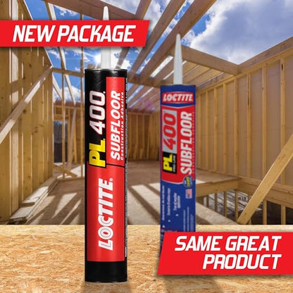 OSI - Henkel Corporation Loctite PL 400 Subfloor Heavy Duty Adhesive, 28 fl oz, Cartridge - size: Single/28 Ounce