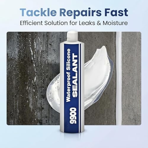 Waterproof Structural Adhesive Sealant - 9900 Super Bonding Glue, UV-Resistant Strong Sealing Compound for Roof, Bathroom, Tile, Multi-Surfaces (Clear)