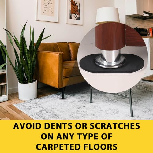 8 Pieces Furniture Sliders, 9 1/2" Sliders for Carpet Hardwood Floors Large Heavy Furniture, Reusable Heavy-Duty Gliders Movers Plastic Moving Pads Protectors (8 PCS 9 1/2" Brown) - size: 8 PCS 9 1/2" Brown