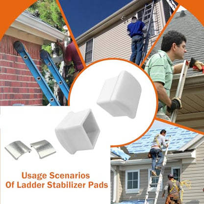 Showingo AC36-2 Ladder Stabilizer Rubber End Caps with Metal Insert, Extension Ladder Stabilizer Pads Compatible with Werner Standoff/Stabilizer AC78 & AC76 Replacement Rubber End Caps 2Pack - color: 2 Pcs