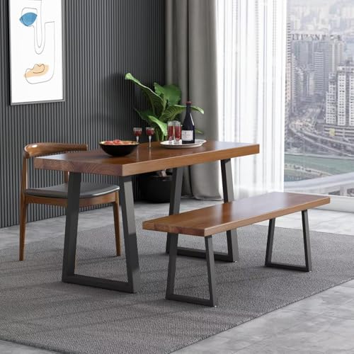 Metal Table Legs 28 inch, Heavy Duty DIY Industrial Desk Furniture Legs Set of 2 Black 28" H×18.5" W - color: 28" Table Legs 1, size: 28" X 18.5"