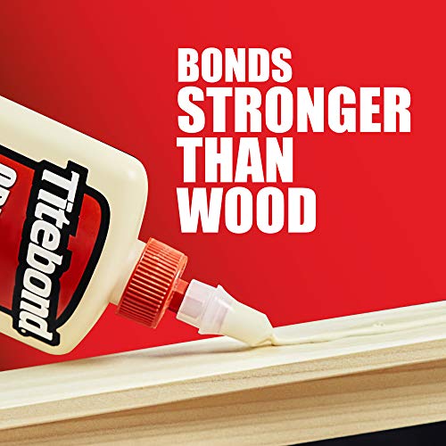 Titebond Original Wood Glue 5062, Industry Standard for Woodworking, Furniture Repair/Assembly, Construction, Home Repair or Modeling, 4 oz (Pack of 2) - size: 4 Ounce (Pack of 2)
