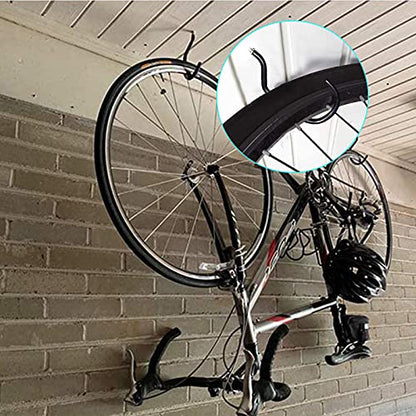 12PCS Heavy Duty Bike Storage Hooks Bicycle Wall Mounted Hooks Large Screw Hooks for Wall,Ceiling