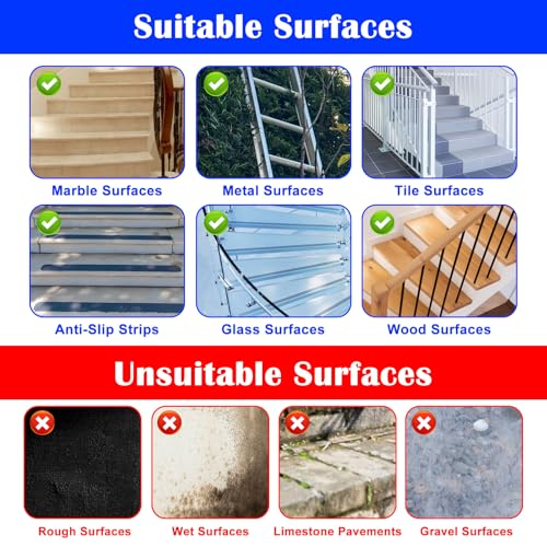 10 Inch x 16.5 Ft Anti Slip Traction Tape, Heavy Duty Grip Tape for Stairs, Non Skid Treads High Traction Non-Slip Safety Tape Roll for Indoor Outdoor, Waterproof, Weather Resistant (Black)