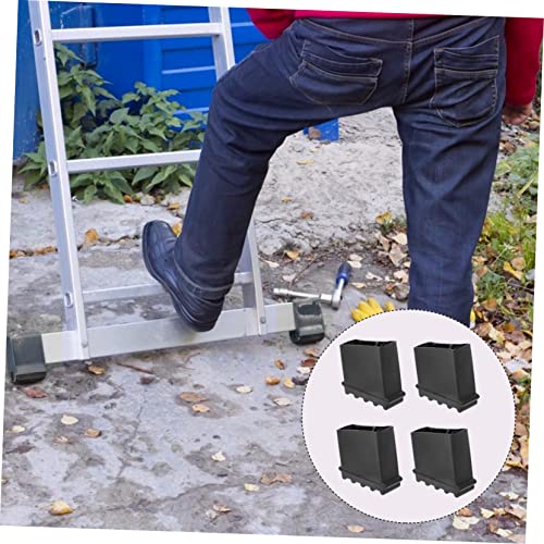 4pcs Non-Slip Stair Treads Covers Slip Mats for Ladder Step Protection Ladder Safety Cover Easy Installation