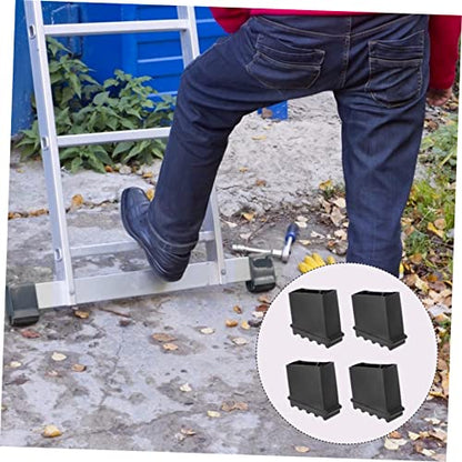 4pcs Non-Slip Stair Treads Covers Slip Mats for Ladder Step Protection Ladder Safety Cover Easy Installation