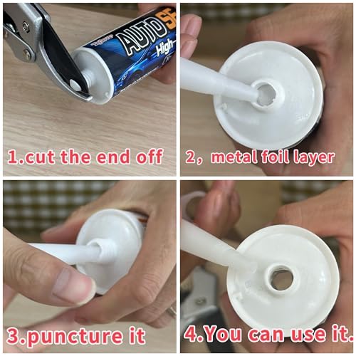 Seam Sealer Automotive-Professional Grade High Strength Waterproof Adhesive for Truck,Marine,Auto Body Repair, Rust & Leak Prevention-Quick Paintable Sealant for Metal,Plastic,RV Roof Sealant White - color: White 1