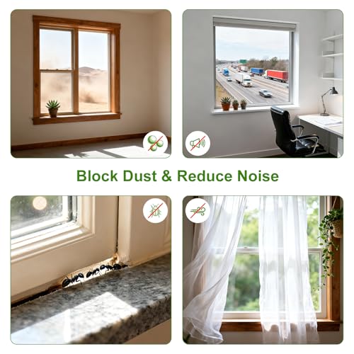 33FT Brush Weather Stripping, 0.35"W x 0.59"T High-Density Self-Adhesive Seal Strip for Doors and Glass Doors, Draft Blocker for Windproof, Dustproof, and Soundproof, Easy Cut & Install, Gray - size: 0.35"x0.59"
