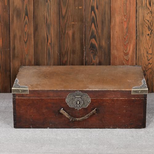 Jewelry Box Hinges Hasp Catch Lock, Antique Engraved Latch and Box Corner Protectors Hardware Kit Brass Hasp Clasp Latch Lock with Screws for DIY Wooden Case Furniture Cabinet Suitcase Decoration
