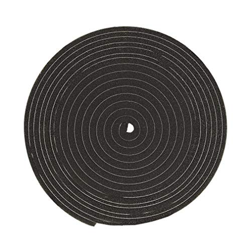 Neoprene Foam Strip Roll by Dualplex, 1" Wide x 10' Long x 1/16" Thick, Weather Seal High Density Stripping with Adhesive Backing – Weather Strip Roll Insulation Foam Strips - size: 1" Wide x 10' Long x 1/16" Thick