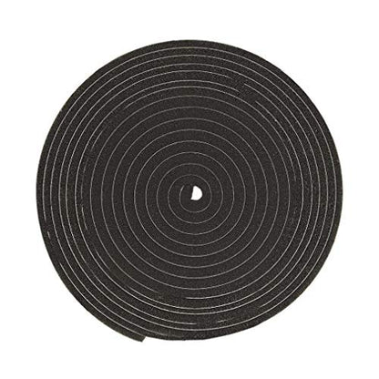 Neoprene Foam Strip Roll by Dualplex, 1" Wide x 10' Long x 1/16" Thick, Weather Seal High Density Stripping with Adhesive Backing – Weather Strip Roll Insulation Foam Strips - size: 1" Wide x 10' Long x 1/16" Thick