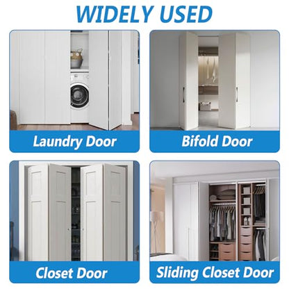 N 7534 Bifold Door Hardware Repair Kit, Door Repair Kit for 1" to 1-3/8" Thick Doors Up to 50 Lbs. Includes Top and Bottom Brackets, Top and Bottom Pivots and Guide Wheel (1 Set) - size: 1 Set