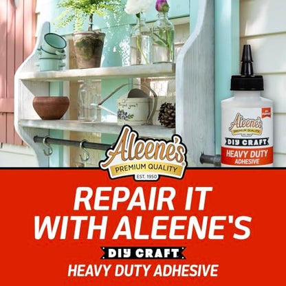 Aleene's DIY Craft Heavy-Duty Glue, Industrial Strength Glue, Super Strong Adhesive 4 fl oz