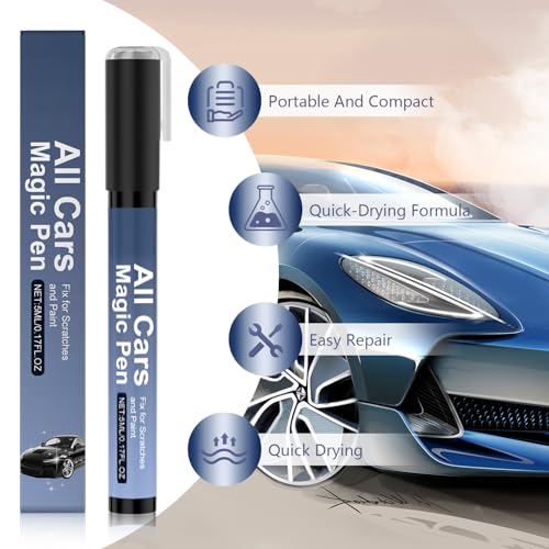 3Pcs Magic Pen for Car Scratches,All Cars Magic Pen,Car Scratch Remover Pen,Quick Fix for Scratches and Paint Damage,All Cars Magic Pen for Car Scratches All Color