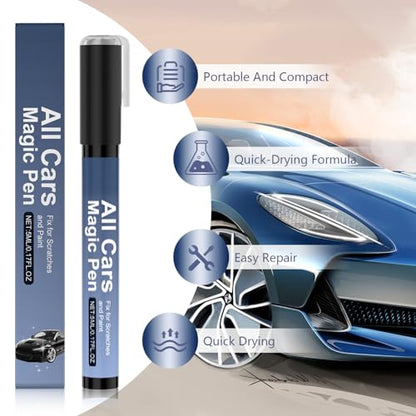 3Pcs Magic Pen for Car Scratches,All Cars Magic Pen,Car Scratch Remover Pen,Quick Fix for Scratches and Paint Damage,All Cars Magic Pen for Car Scratches All Color