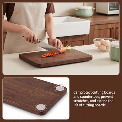 8 PCS Rubber Feet for Cutting Board Non-Slip Feet 1.6 Inch Silicone Pads Self Adhesive No Screws Needed Prevent Sliding Shock-Absorbent for Cutting Board