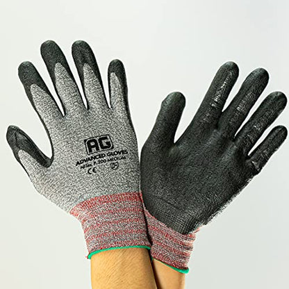 – NiTex P-200 Nylon Nitrile Gloves, Breathable Nitrile Foam Coated Utility Gloves for Insulated Grip, Grey, 3-Pair, Medium - color: Grey, size: 3 Pairs (Medium)