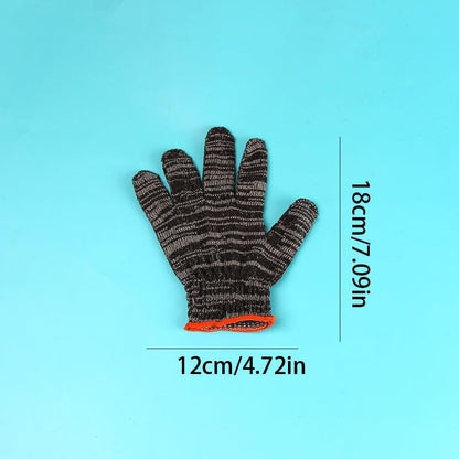 12pcs Durable Work Gloves - Breathable, Thin & Wear-Resistant for Construction, Gardening, Home Renovation & Auto Repair