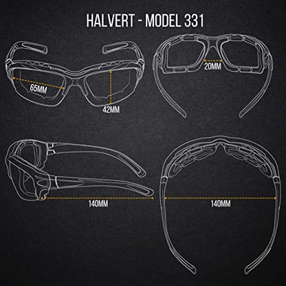 Motorcycle Riding Glasses Extreme Sports Wrap Sunglasses - color: Blue | Smoke