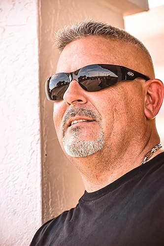 Rider Safety Glasses - color: Black-smoke