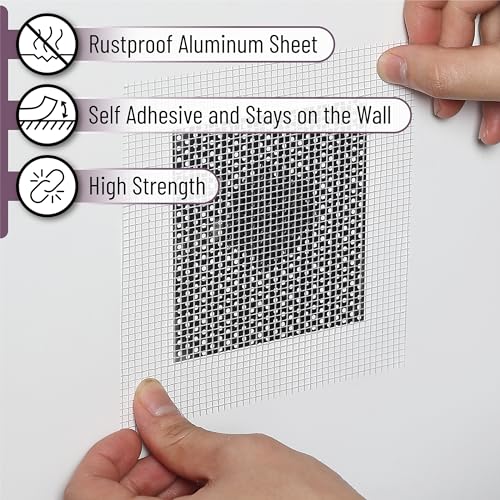 Bates- Drywall Repair Kit, 16 pcs, 4Inch, Dry Wall Patch Kits, Wall Repair Patch Kit, Wall Patch Repair Kit, Drywall Hole Patch, Drywall Patch Kit, Wall Hole Repair Kit, Drywall Patch Hole - size: 16 pcs, 4"