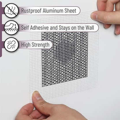 Bates- Drywall Repair Kit, 16 pcs, 4Inch, Dry Wall Patch Kits, Wall Repair Patch Kit, Wall Patch Repair Kit, Drywall Hole Patch, Drywall Patch Kit, Wall Hole Repair Kit, Drywall Patch Hole - size: 16 pcs, 4"