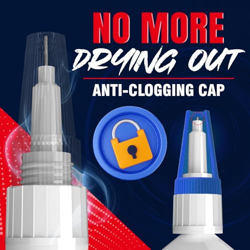 ALECPEA Wood Glue with 3 Precision Applicators - Fast Curing Super Glue for Woodworking, Furniture Repair & Crafts - Strong & Clear, 30g - size: 30g/1Pack, style: Wood Glue