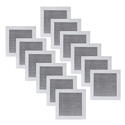12 Pack 4 Inch Drywall Repair Patch, Aluminum Wall Repair Patch Self Adhesive Fiber Mesh Over Galvanized Plate,Screen Patch Repair for Drywall Plasterboard (4 Inch) - color: 12pc 4inch