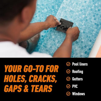 Gorilla Waterproof Patch & Seal Tape Black 3m