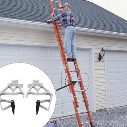 28-11 Aluminum Extension Ladder Locks for Extension Ladder Locks Compatible with Werner Aluminum 24 ft, 28 ft, 32 ft Rung Ladder Lock Kit, Extension Ladder Accessories - style: 28-11 Lock Kit