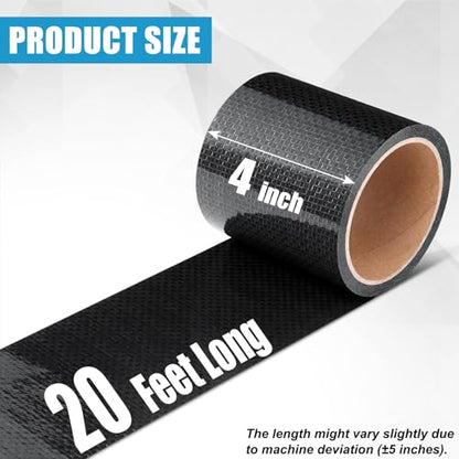 RV Underbelly Material RV Underbelly Tape, 4'' x 20' Waterproof Tape with Permanent Sealing Adhesive for Camper Travel Trailer, Mobile Home, Tear Repair Patch - size: 4 Inch x 20 Feet