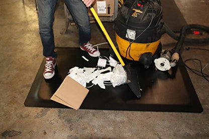 Rhino Mats HDT24DSX2 Heavy Duty Top, 2' x 2', 1", Vinyl, Black - size: 2' x 2', style: 1" THICKNESS