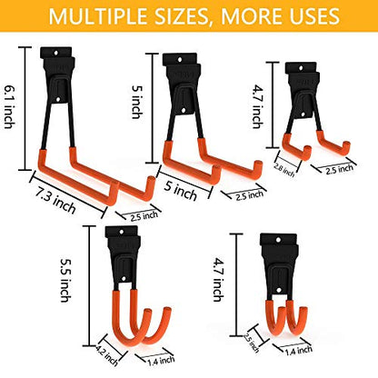 Slatwall Hooks Slatwall Accessories Utility Hooks Garage Storage Tool Organizer Large Heavy Duty Garage Panels Hooks for Ladders Bulk Items - size: Slatwall Hooks 12pack
