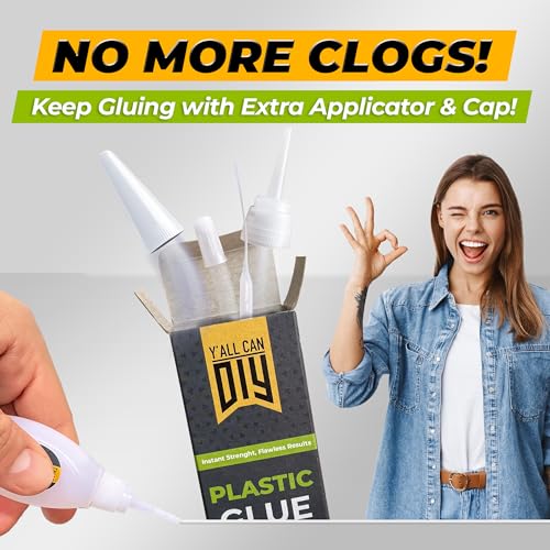 Plastic Glue for Models, Miniatures, Legos, PLA & 3D Printing Repair – Fast Setting Heavy Duty Strong Super Glue for Plastic 20g (144 Pack) - size: 144 Pack