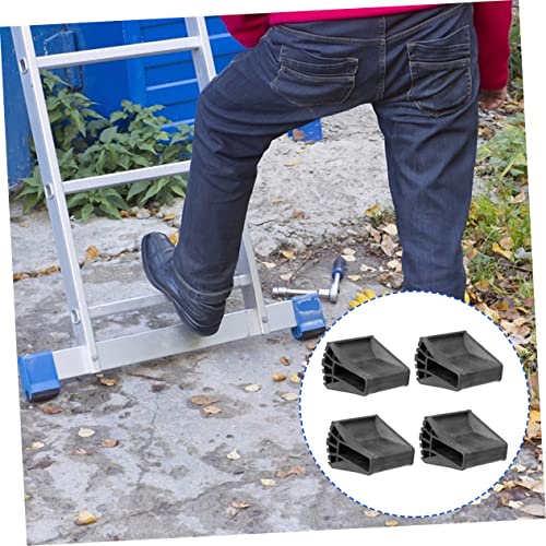 Hemoton 4pcs Thick Slip Stair Treads Mats Stair Pads Non-Skid Ladder Feet Covers