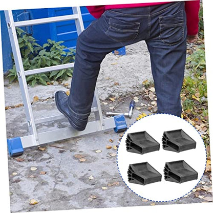 Hemoton 4pcs Thick Slip Stair Treads Mats Stair Pads Non-Skid Ladder Feet Covers