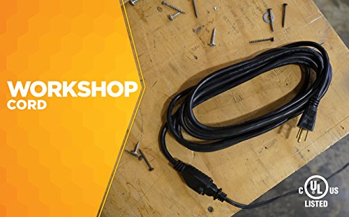 Woods Extension Cord | 15 Foot | Black | Pack of 4 - size: 15 Ft (Pack of 4)
