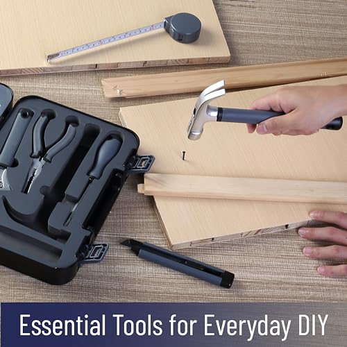 Bates- Household Tool Kit, Small Tool Kit, Tool Set for Home, Small Tool Box Set