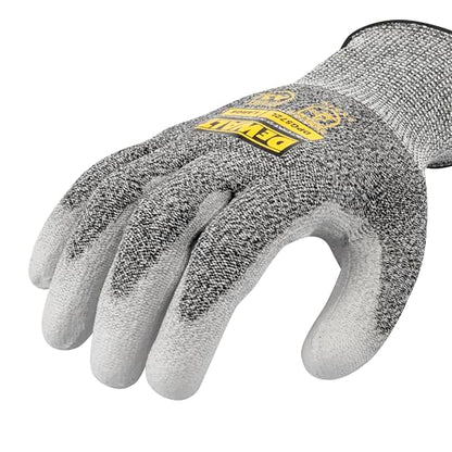 DEWALT DPG572 PU A3 Cut Resistant Glove for Outdoor Work, Construction and General Purpose - Size M - size: Medium