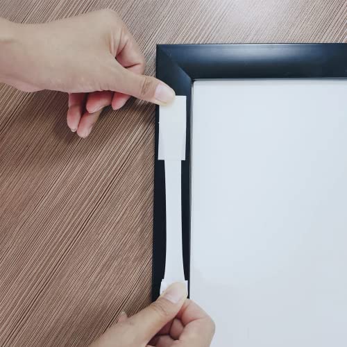 24 Pairs(48strips) Large Picture Hanging Strips Heavy Duty, Picture mounting Strips,Removable Hook and Loop Tape,Perfect for Wall Art Hanging Frames
