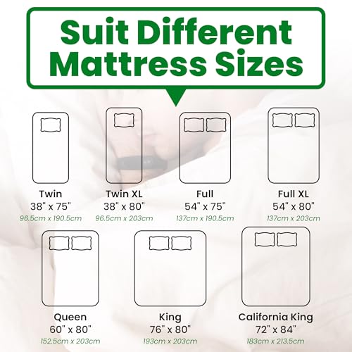 ECOHomes Non Slip Mattress Gripper Pad Stop Mattress, Keep Topper from Sliding - Anti Slip Grip Pads Holder Stop Couch Cushion, Sofa Cushions, Patio & Furniture to Prevent Sliding (King/Cal King) - size: King / Cal King