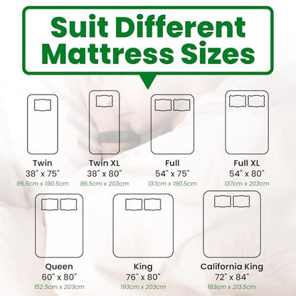 ECOHomes Non Slip Mattress Gripper Pad Stop Mattress, Keep Topper from Sliding - Anti Slip Grip Pads Holder Stop Couch Cushion, Sofa Cushions, Patio & Furniture to Prevent Sliding (Full/Full XL) - size: Full / Full XL