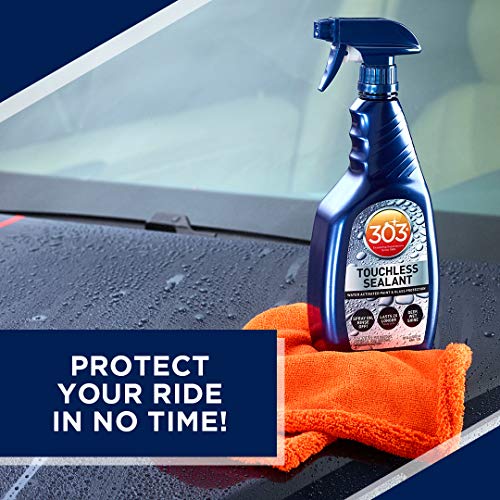 303 Products Touchless Sealant - SiO2 Water Activated Paint & Glass Protection - Spray On, Rinse Off - Lasts 2X Longer Than W- Deep, Wet Shine, 32 fl. oz. (30394CSR) - size: 32 Fl Oz (Pack of 1)