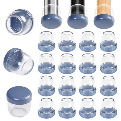 Chair Sliders for Carpeted Floors,16 Pcs Chair Glides Round Furniture Sliders Carpet,Chair Leg Floor Protectorst,Make Furniture Glides Move Easy(Fit 0.75-1", Clear) - size: Meduim(Fit:0.75"-1")