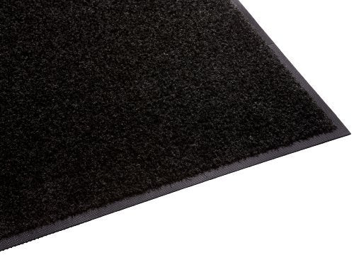 Guardian 94020435 Platinum Series Indoor Wiper Floor Mat, Rubber with Nylon Carpet, 2'x4', Black - color: Black, size: 2' x 4' (Rectangular)